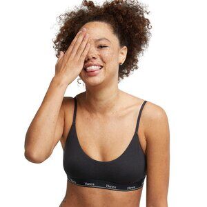NWT Hanes Womens Originals ComfortFlex Bralette Bra MSO103 Black M